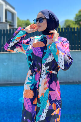 Remsa - Parachute Fully Covered Burkini R079 Fuchsia (1)