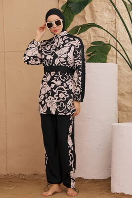 Remsa - Parachute Fully Covered Hijab Swimsuit 2924-402 Remsa - Parachute Fully Covered Hijab Swimsuit 2924-402