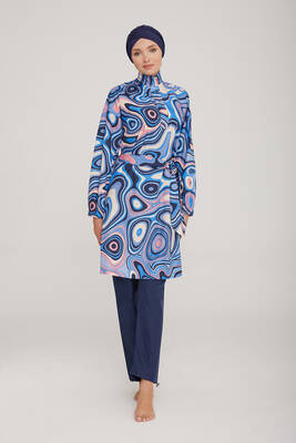 Remsa - Parachute Fully Covered Hijab Swimsuit Felix 1332 Dark Navy Blue Remsa Swimwear (1) Remsa - Parachute Fully Covered Hijab Swimsuit Felix 1332 Dark Navy Blue Remsa Swimwear (1)