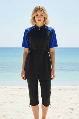 Remsa - Parachute Short Sleeve Half-Covered Swimsuit R303