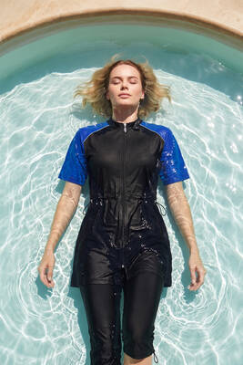 Remsa - Parachute Short Sleeve Half-Covered Swimsuit R303 (1)