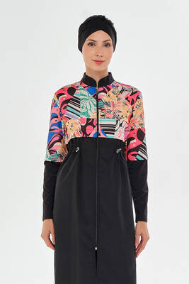 Maresiva - Paraşüt Tam Kapalı Tesettür Mayo 2506 Siyah (1)