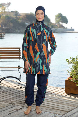 Estiva - Paraşüt Tam Kapalı Tesettür Mayo 25963 Lacivert Estiva - Paraşüt Tam Kapalı Tesettür Mayo 25963 Lacivert