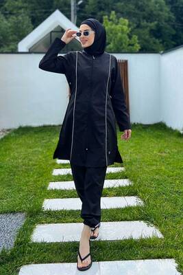 Rozamay - Paraşüt Tam Kapalı Tesettür Mayo Beny 9075 Siyah Remsa Mayo (1) Rozamay - Paraşüt Tam Kapalı Tesettür Mayo Beny 9075 Siyah Remsa Mayo (1)