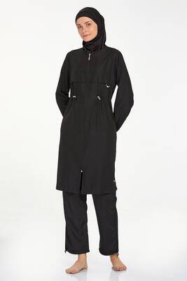 Adasea - Paraşüt Tam Kapalı Tesettür Mayo Ebony 1413 Siyah (1) Adasea - Paraşüt Tam Kapalı Tesettür Mayo Ebony 1413 Siyah (1)