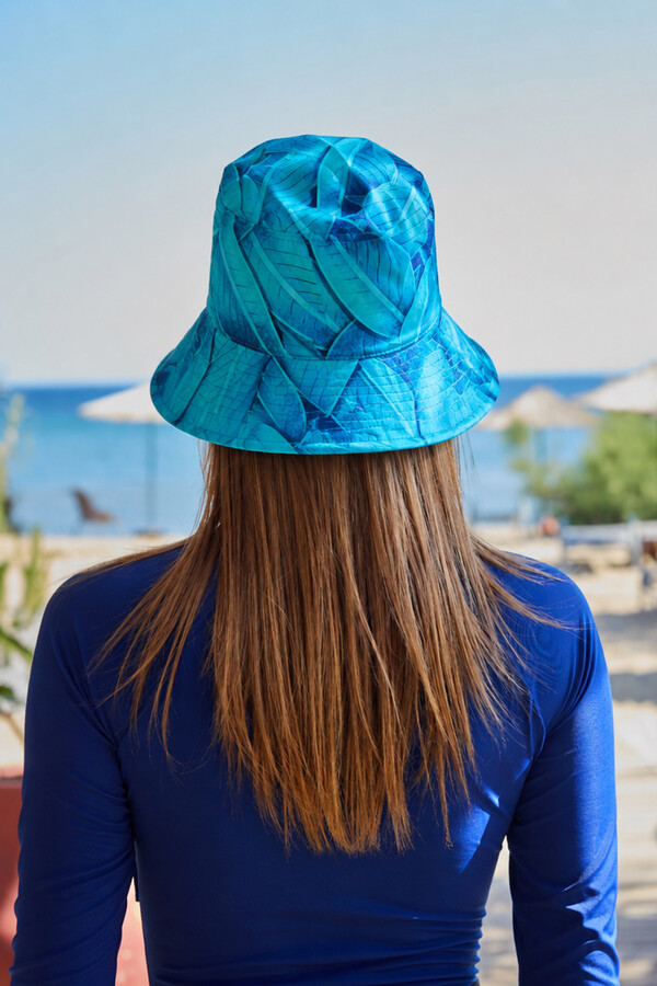 Patterned Banded Bucket Hat - Thumbnail