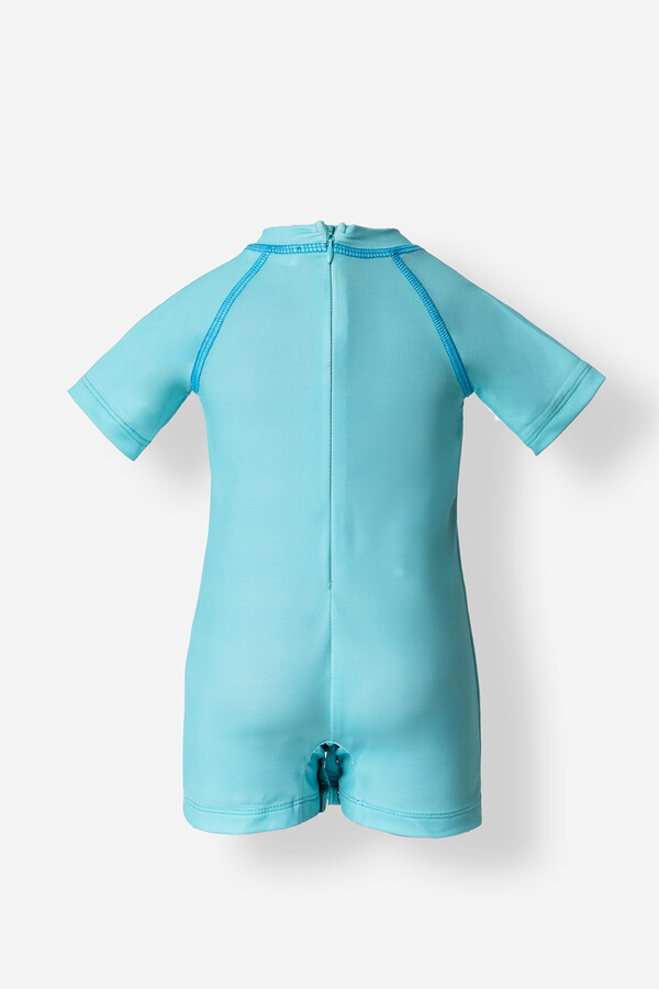 Patterned Full-Cover Swim Tunic for Kids - Thumbnail