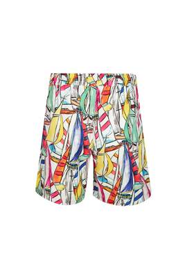 Lapieno - Patterned Men's Swim Shorts Barry S279 White (1) Lapieno - Patterned Men's Swim Shorts Barry S279 White (1)