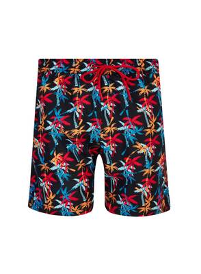 Lapieno - Patterned Men's Swim Shorts Knox S242 Black Lapieno - Patterned Men's Swim Shorts Knox S242 Black