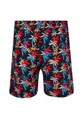 Lapieno - Patterned Men's Swim Shorts Knox S242 Black (1) Lapieno - Patterned Men's Swim Shorts Knox S242 Black (1)