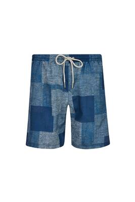 Lapieno - Patterned Men's Swim Shorts Tom S280 Dark Navy Lapieno - Patterned Men's Swim Shorts Tom S280 Dark Navy