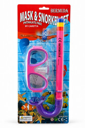 Bermuda - Pink Diving Mask and Snorkel Set