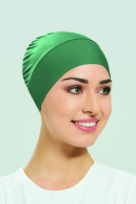 Remsa - Plain Swim Cap R-999-B Green (1)