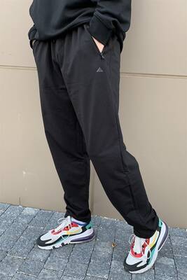 Remsa Sportswear - Plus Size Men's 3 Pocket Sweatpants Black