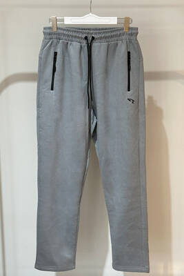 Remsa - Plus Size Men's Sweatpants with Straight Cut, Elastic Waistband, and 3 Pockets 7089 Blue