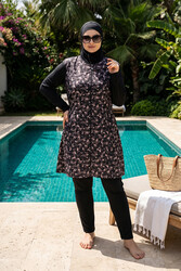 Haliç Mayo - Plus-Size Parachute Full-Cover Swimsuit Set