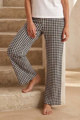 Remsa - Plus Size Viscose Print Lounge Bottoms (1)