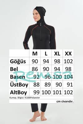 Reglan Kol Likralı Tam Kapalı Tesettür Mayo 3129 Siyah06 · 4