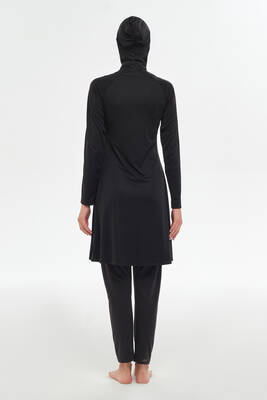Reglan Kol Likralı Tam Kapalı Tesettür Mayo 3129 Siyah06 · 5