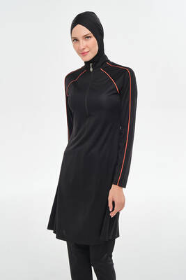 Reglan Kol Likralı Tam Kapalı Tesettür Mayo 3129 Siyah06 · 6