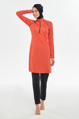 Reglan Kol Likralı Tam Kapalı Tesettür Mayo 3129 Tarçın · 6