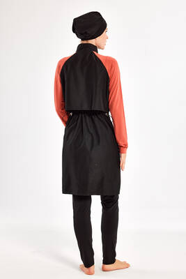 Reglan Kol Tam Kapalı Tesettür Mayo Debbıe 1405 Tarçın · 3