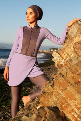 Remsa - Remsa 3-Piece Skirted Full-Coverage Swimsuit 900-HLM-09 Lilac Gray (1) Remsa - Remsa 3-Piece Skirted Full-Coverage Swimsuit 900-HLM-09 Lilac Gray (1)