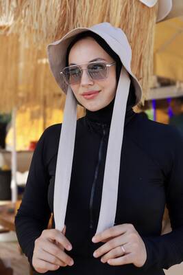 Remsa - Remsa Bağlamalı Bucket Şapka RŞBUC-01 Bej