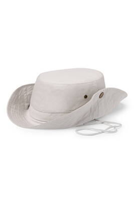 Remsa - Remsa Cotton Safari Bucket Hat RŞBUC-03 Ecru  Remsa - Remsa Cotton Safari Bucket Hat RŞBUC-03 Ecru