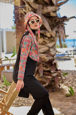 Remsa - Remsa Covered Front Parachute Fully Covered Hijab Swimsuit R102 Arzu (1)