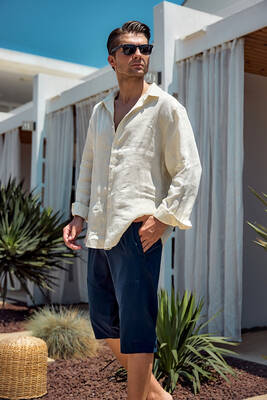 Remsa Mayo - Remsa Erkek Havuz Deniz Uzun Kapri Şort Mayo RKS-02 Lacivert Remsa Mayo - Remsa Erkek Havuz Deniz Uzun Kapri Şort Mayo RKS-02 Lacivert