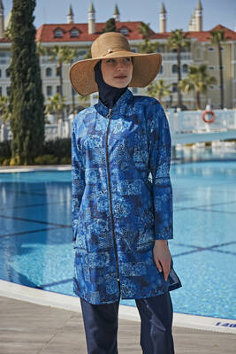 Remsa - Remsa Full Cover Hijab Swimsuit R049 Leman (1) Remsa - Remsa Full Cover Hijab Swimsuit R049 Leman (1)