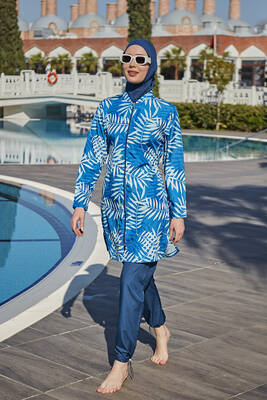 Remsa - Remsa Full Cover Hijab Swimsuit R050 Eslem (1) Remsa - Remsa Full Cover Hijab Swimsuit R050 Eslem (1)