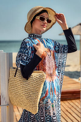 Remsa Mayo - Remsa Hasır Plaj Çantası 011 Ekru