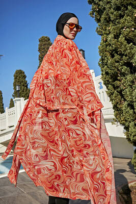 Remsa - Remsa Hijab Swimsuit Overlay Single Kaftan Kimono Pareo RP007 Melis (1) Remsa - Remsa Hijab Swimsuit Overlay Single Kaftan Kimono Pareo RP007 Melis (1)