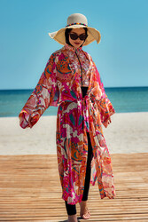 Remsa - Remsa Kaftan Kimono Pareo for Layering