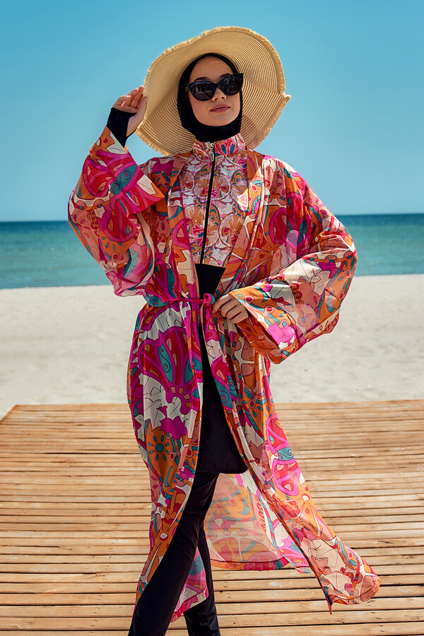 Remsa Kaftan Kimono Pareo for Layering - Thumbnail