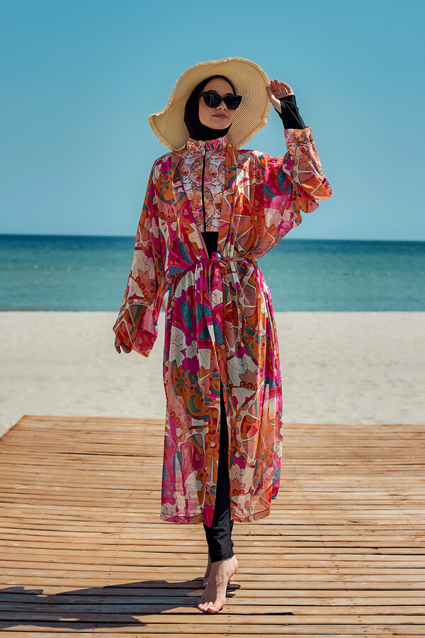 Remsa Kaftan Kimono Pareo for Layering - Thumbnail