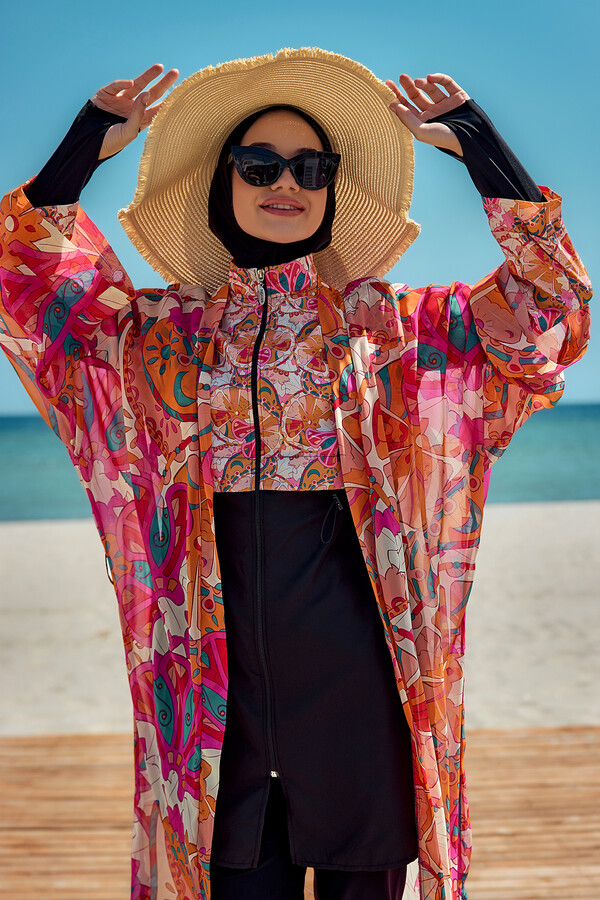Remsa Kaftan Kimono Pareo for Layering - Thumbnail
