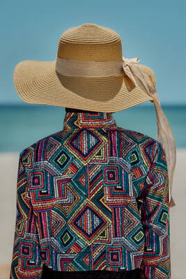 Remsa - Remsa Mayo Linen Ribbon Detailed Straw Hat Camel RŞ-106 (1)