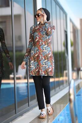 Remsa - Remsa Mayo Lira Full Covered Hijab Swimsuit 2014 Tülay Remsa - Remsa Mayo Lira Full Covered Hijab Swimsuit 2014 Tülay