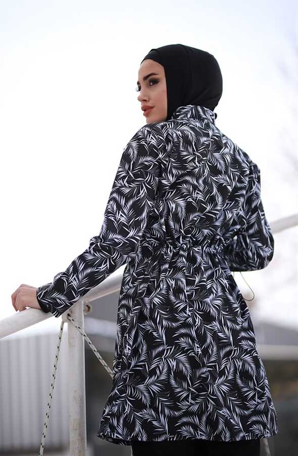 Remsa Mayo Paraşüt Tam Kapalı Tesettür Mayo 2005 BeyazYaprak - Thumbnail