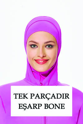 Remsa Mayo - Remsa Mayo Yüzücü Eşarp Havuz Deniz Eşarp RBE-01 Pembe (1)