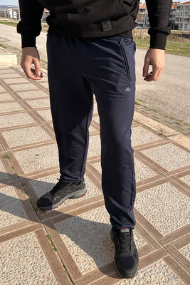 Remsa - Remsa Men's Sweatpants with Elastic Waist and Cuffs, 3 Pocket Joggers