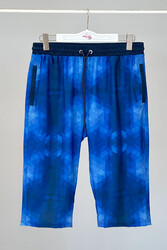 Remsa Mayo - Remsa Men's Pool and Sea Long Capri Shorts Swimsuit RK001 Blue