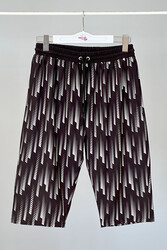 Remsa - Remsa Men's Pool and Sea Long Capri Shorts Swimsuit RK004 Black