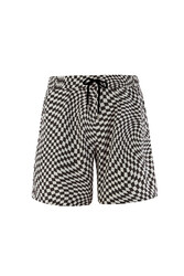 Lapieno - Remsa Men's Pool Swim Shorts Illusion Patterned Devan S139 Black