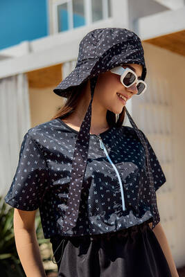 Remsa - Monogram Banded Bucket Hat (1)