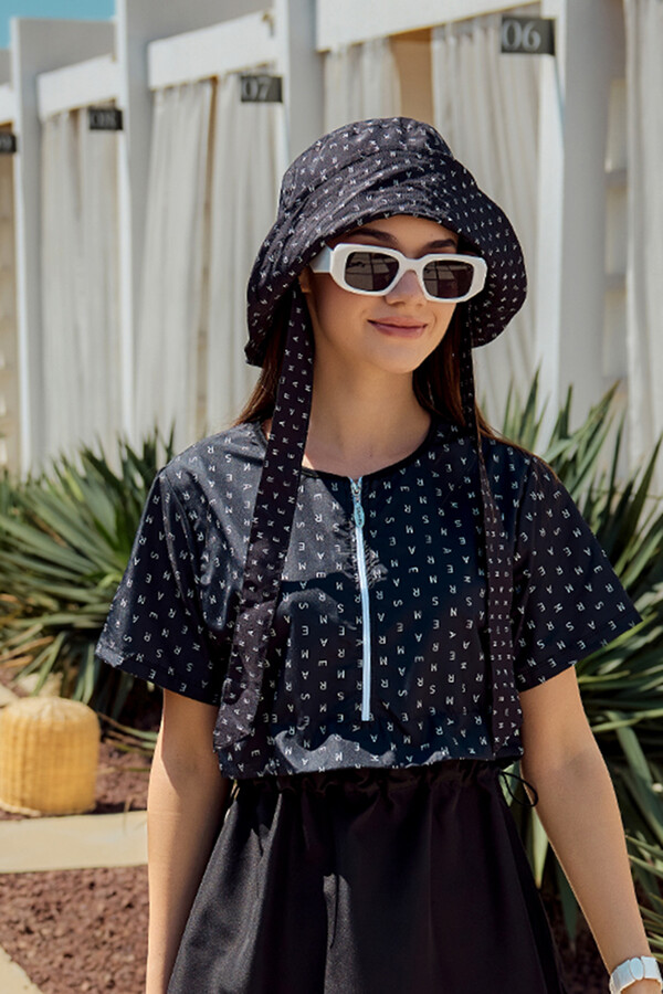 Monogram Banded Bucket Hat - Thumbnail