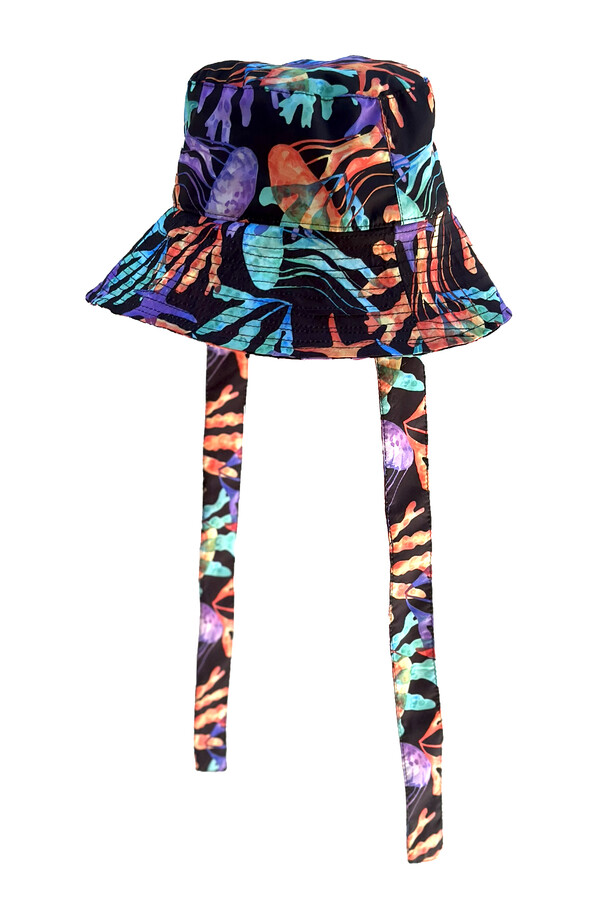 Remsa Multi-Color Banded Bucket Hat Accessory - Thumbnail
